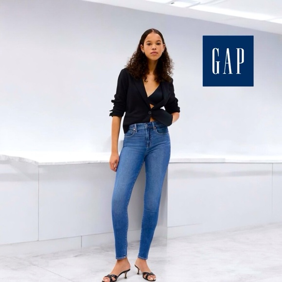 GAP, True Skinny High Rise, Size 4/27 Reg, Indigo - Picture 1 of 12
